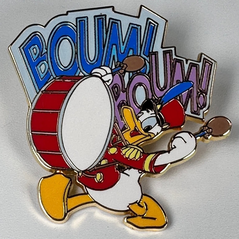 Donald Duck BAUM BAUM Drum Marching Band Musical Series Disneyland Paris VTG2003 - Picture 1 of 5